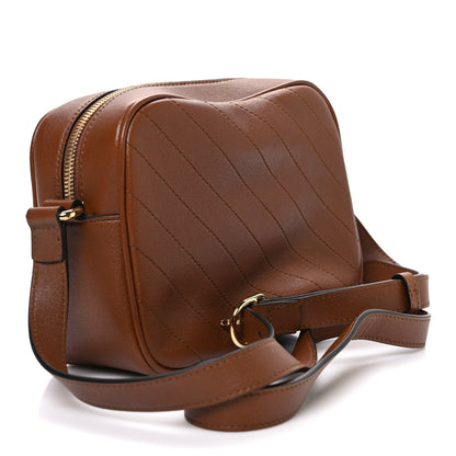 Sakai Be Green Calfskin Diagonal Stitched Small Blondie Shoulder Bag Cuir