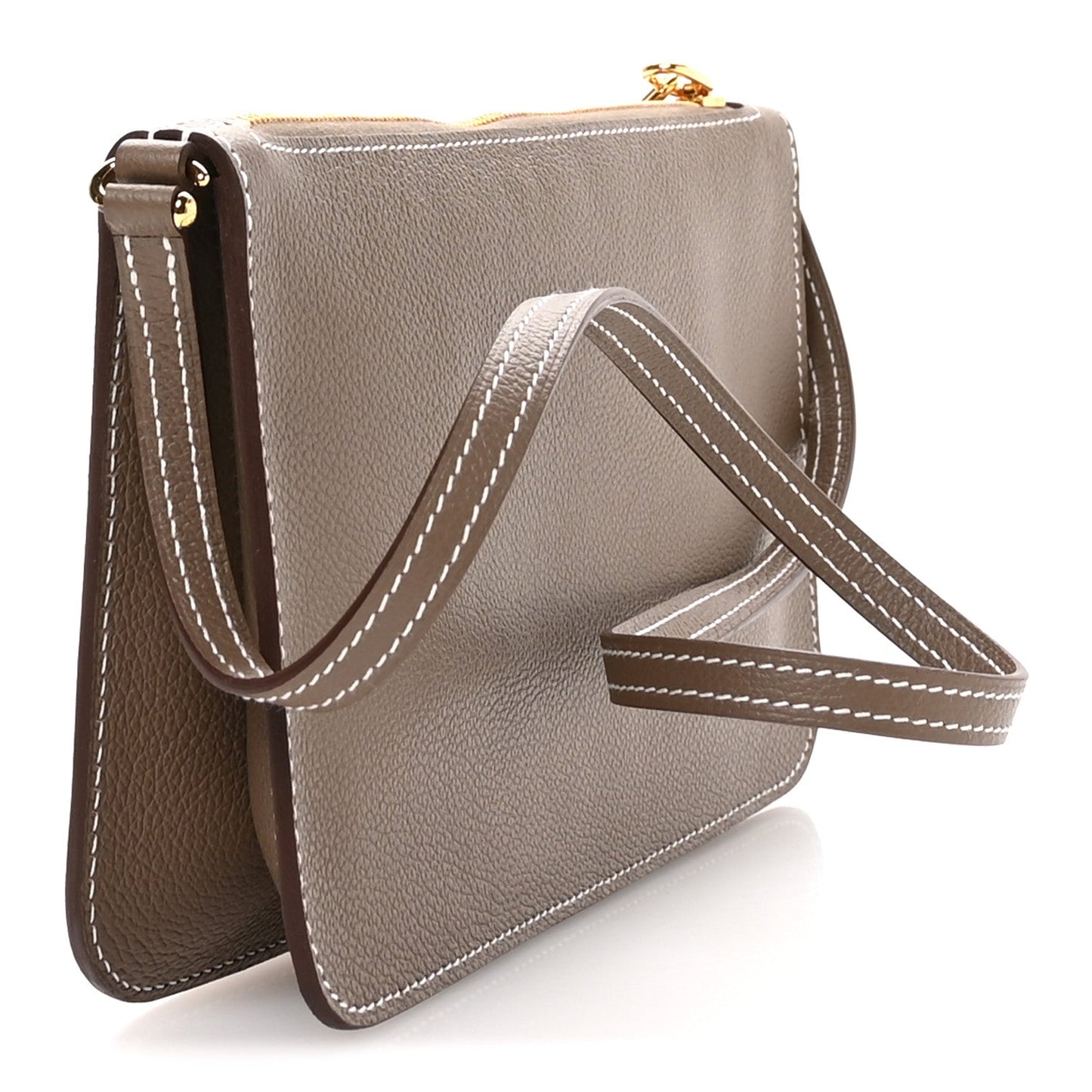 Evercolor Chaine d'Ancre Zipengo Pochette To Go Etoupe
