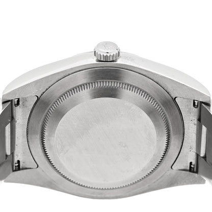 Stainless Steel 39mm Oyster Perpetual Watch Black 114300