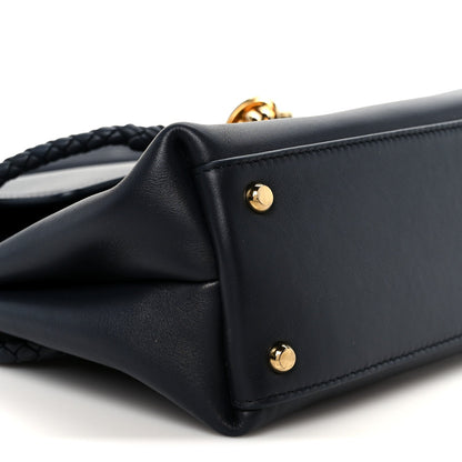 Silky Calfskin Small Ciao Ciao Black