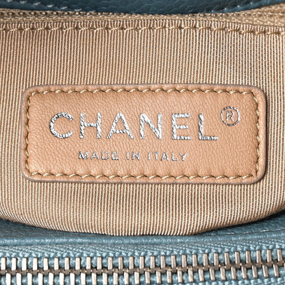 Caviar Quilted CC Timeless Soft Tote Blue