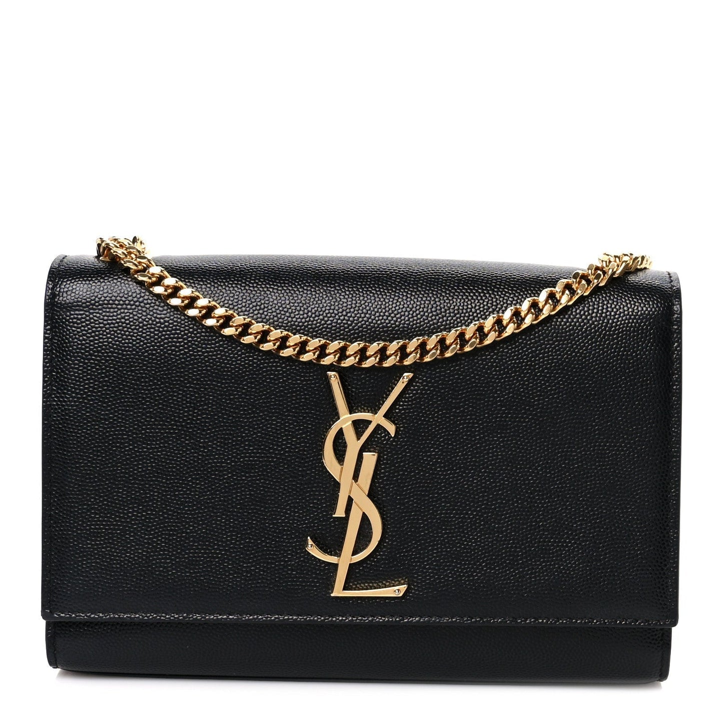 Grain De Poudre Small Monogram Kate Satchel Black