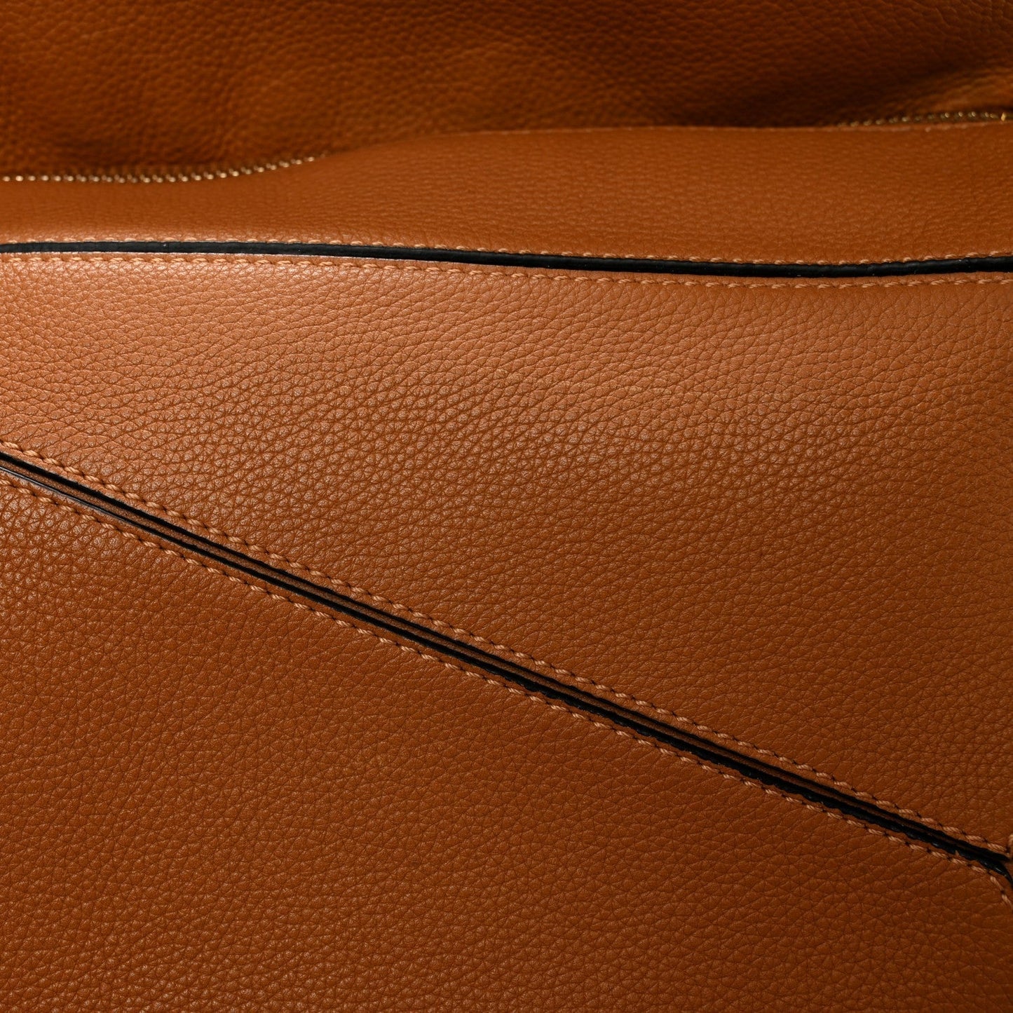 Calfskin Medium Puzzle Bag Tan