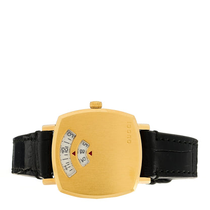 Stainless Steel Alligator 27mm Grip Quartz Watch Black