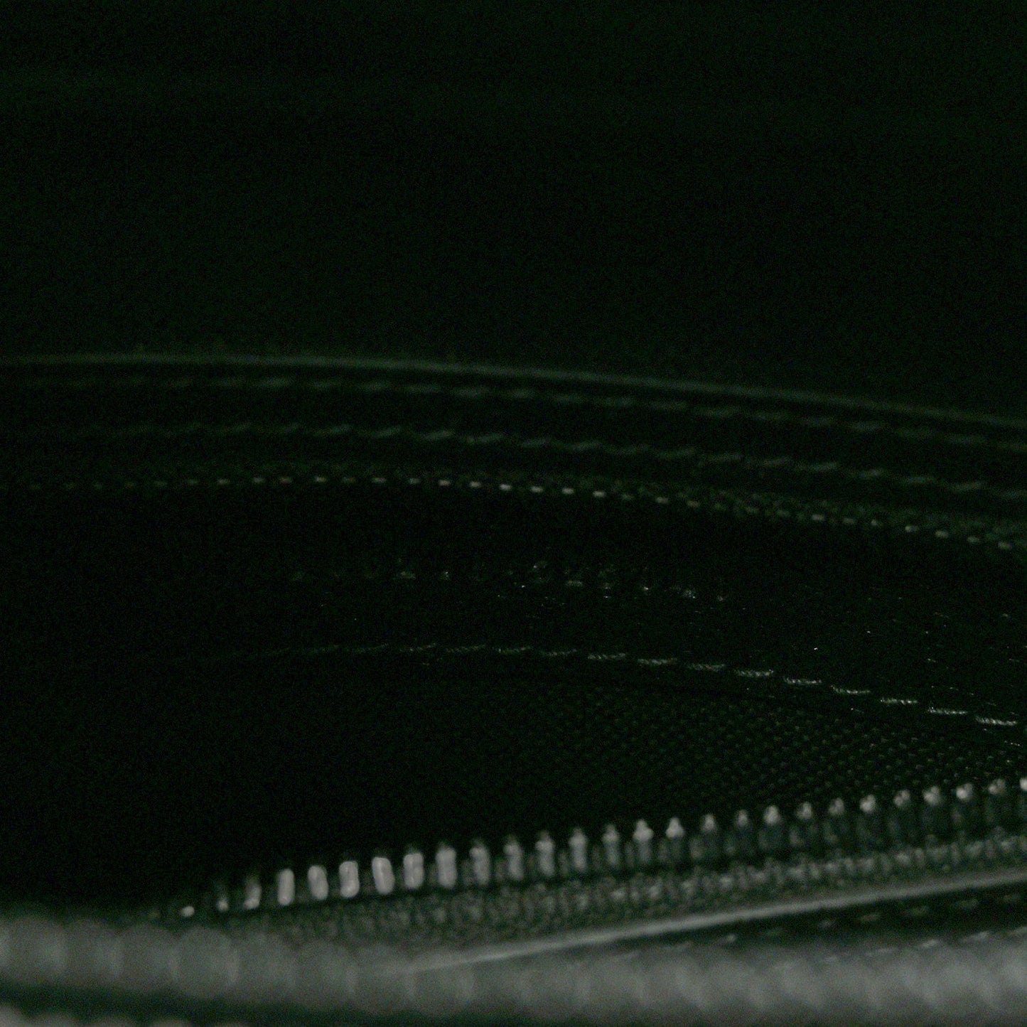 Textured Dollar Calfskin Web Monochrome Large Diana Tote Bag Black