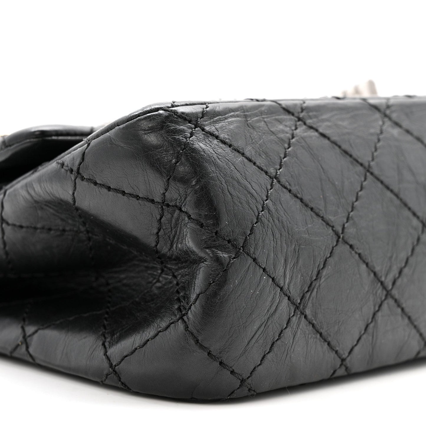 Aged Calfskin Lucky Charms 2.55 Reissue 225 Flap Black