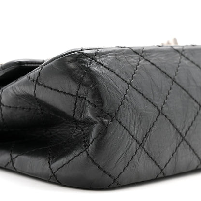 Aged Calfskin Lucky Charms 2.55 Reissue 225 Flap Black