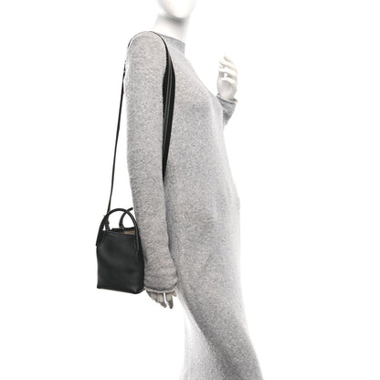 Smooth Calfskin Micro Bale Bag Black