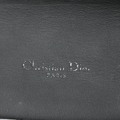 Ultra Matte Calfskin Cannage Medium Miss Dior Flap Black