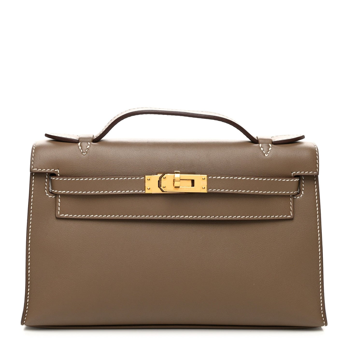 Swift Kelly Pochette Clutch Etoupe