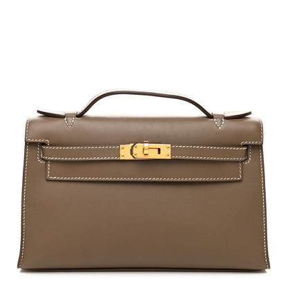 Swift Kelly Pochette Clutch Etoupe