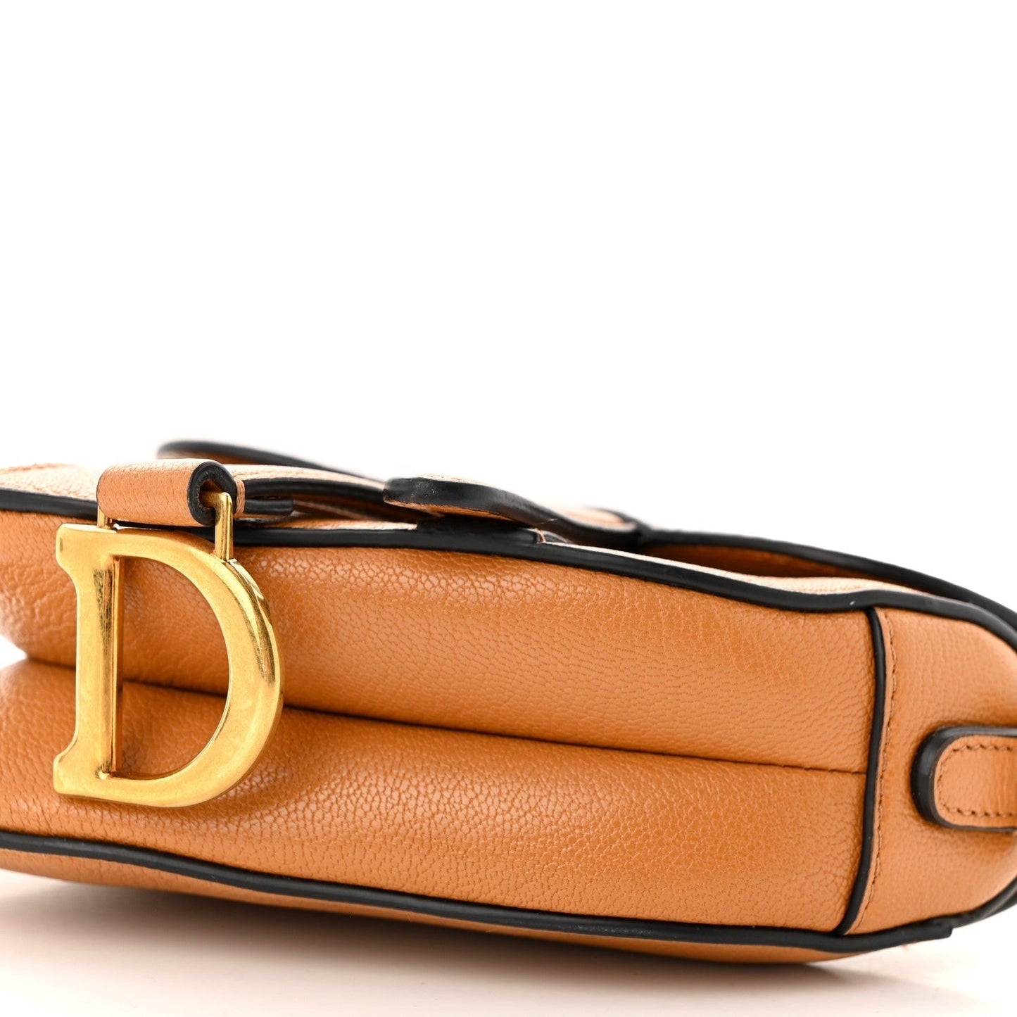 Goatskin Micro Saddle Bag Camello