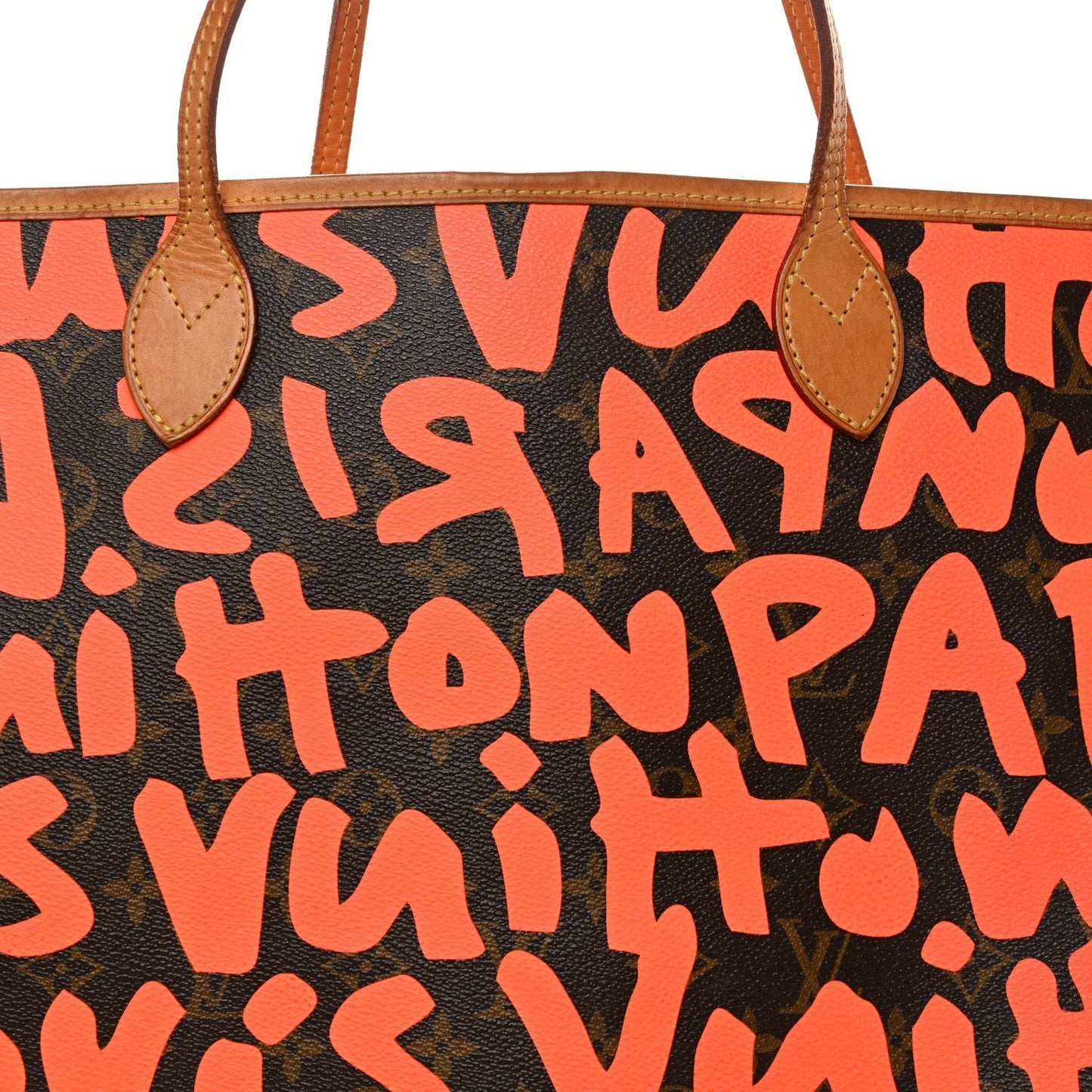 Monogram Graffiti Neverfull GM Orange