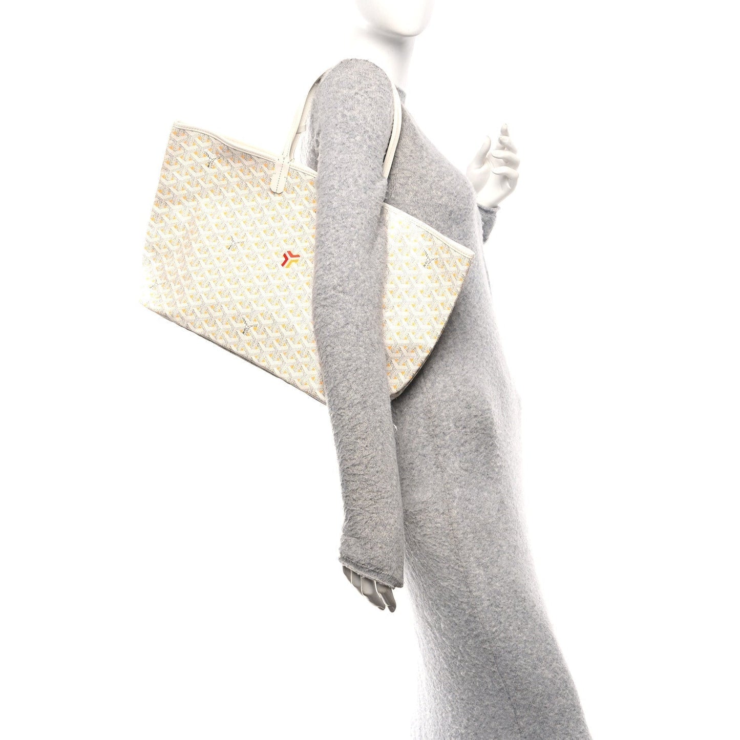 Goyardine Saint Louis Claire Voie PM White Yellow