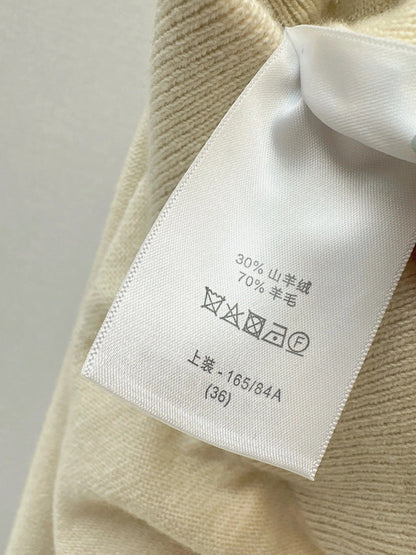 DIOR 25S WIDE-LEG CASHMERE PANTS 570