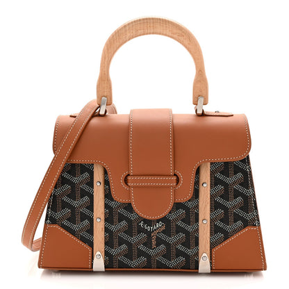 Goyardine Structure Mini Saigon Black Gold