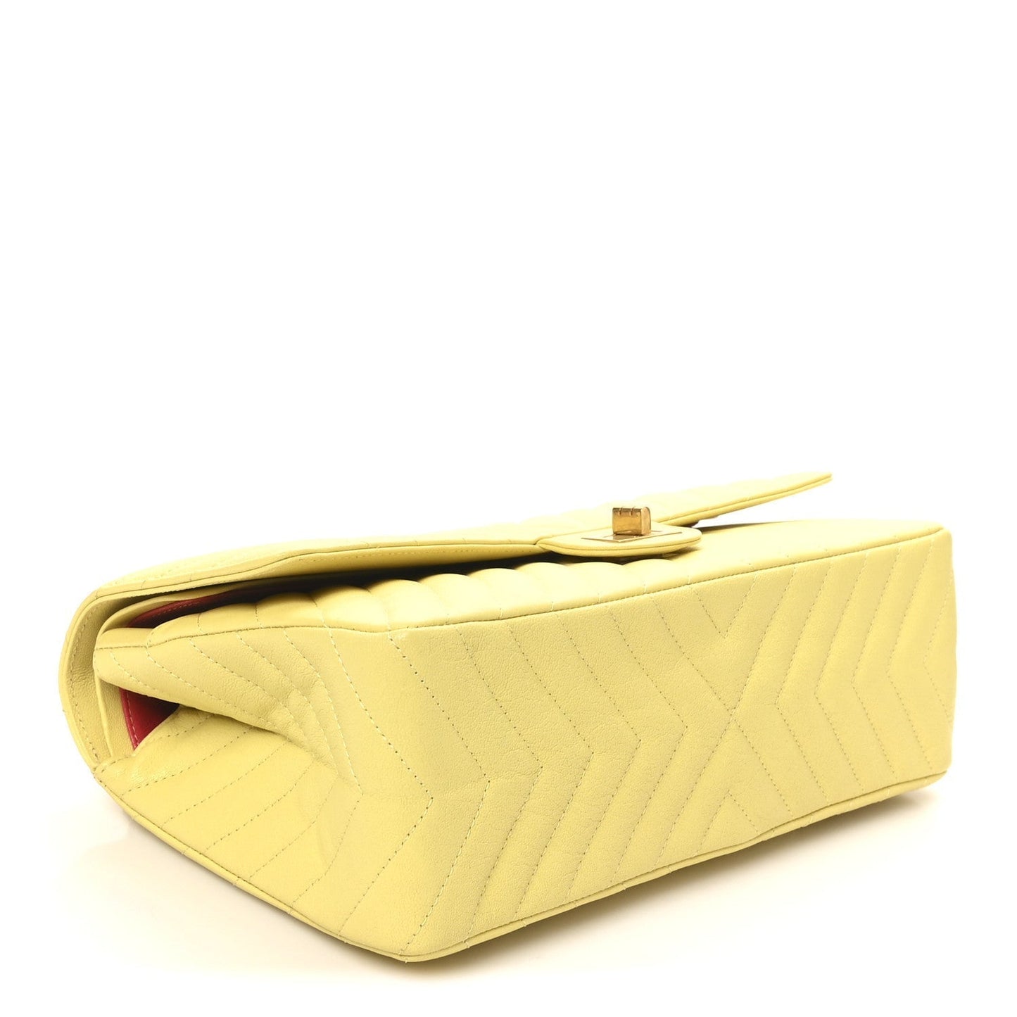 Sheepskin Chevron Quilted 2.55 Reissue 226 Flap Yellow