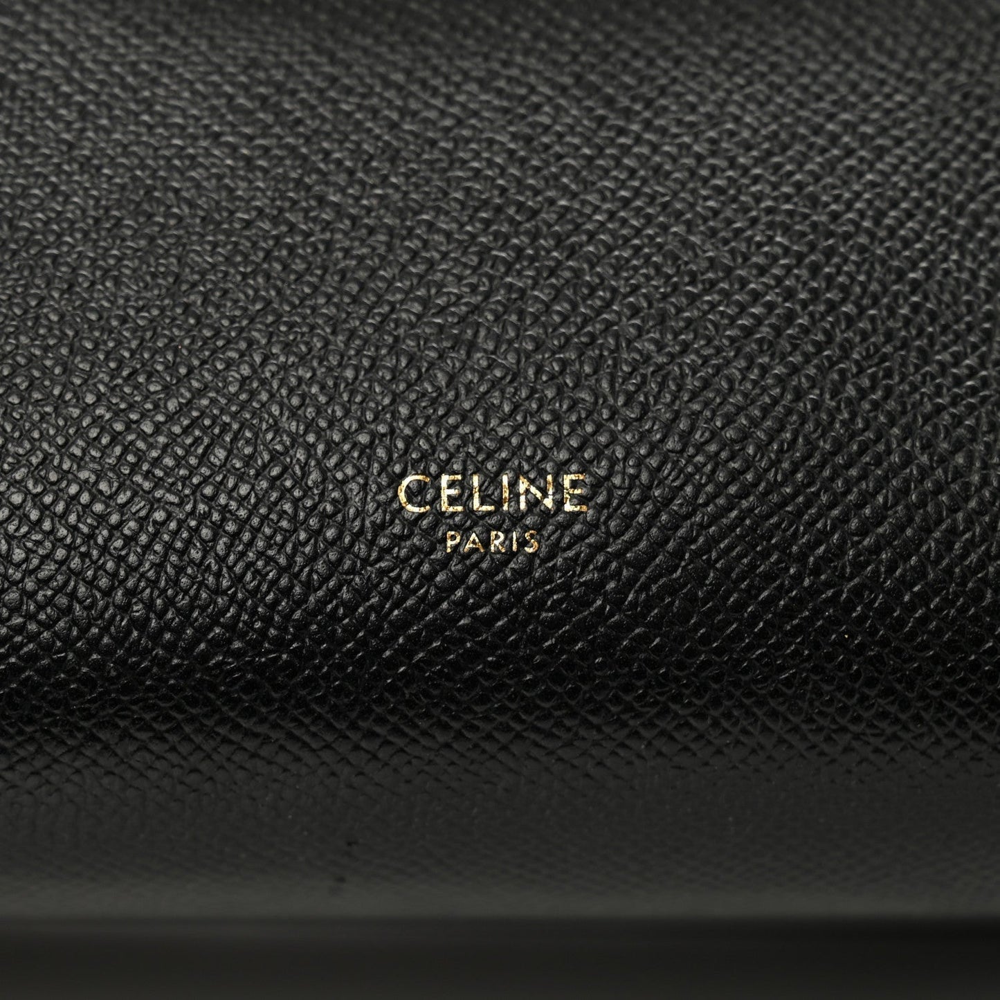 Grained Calfskin Micro Belt Bag Black