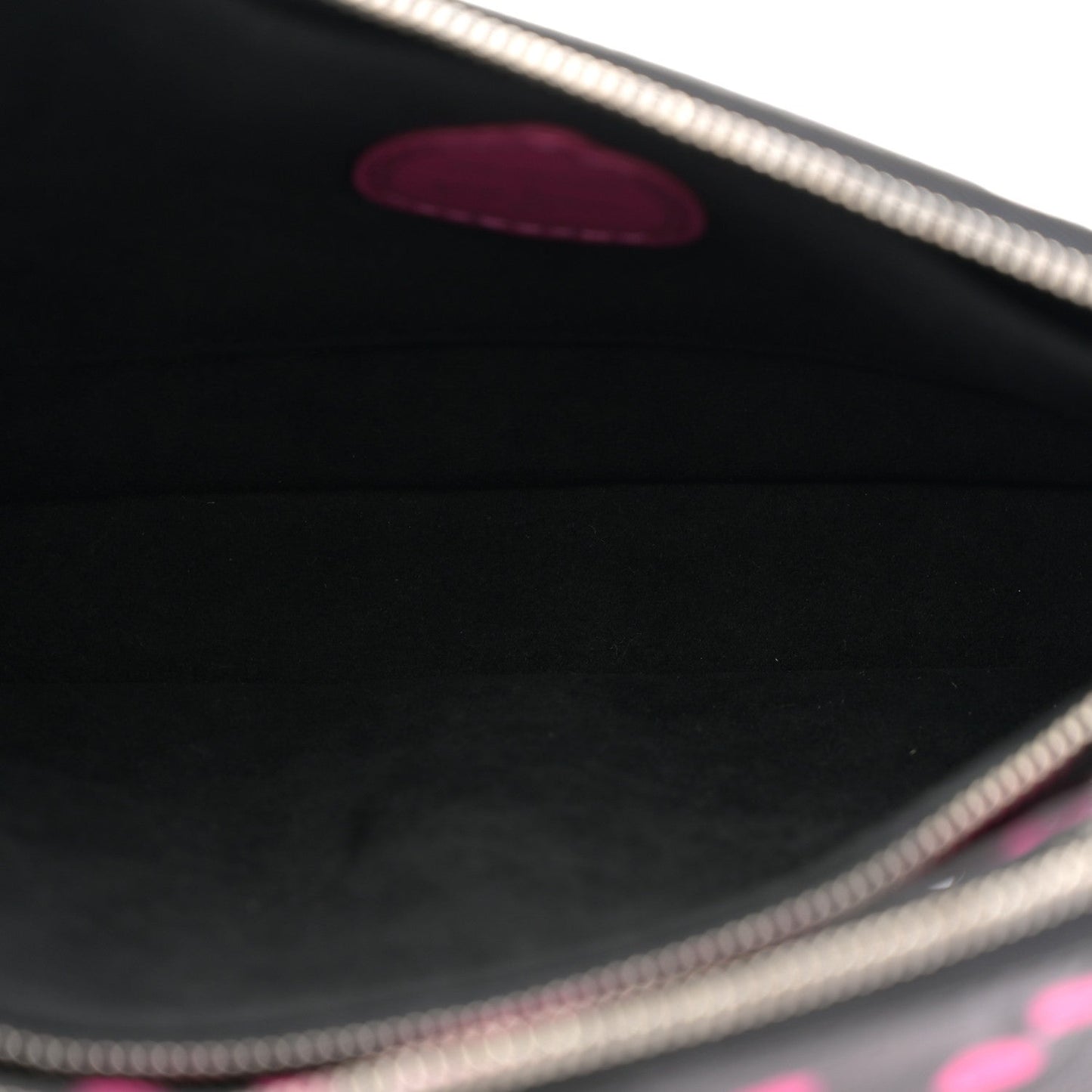 LV X YK Empreinte Multi Pochette Accessories Black Fuchsia