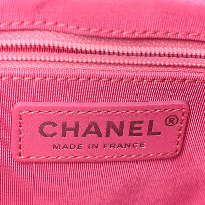 Lambskin Chevron Quilted Small Promenade Camera Case Pink