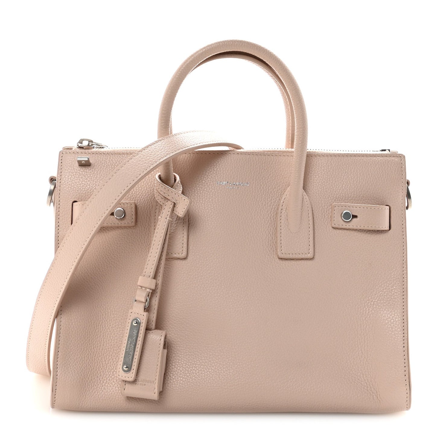 Grained Calfskin Baby Sac De Jour Souple Marble Pink