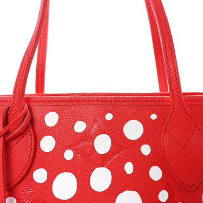 LV X YK Empreinte Infinity Dots Neverfull MM Rouge White