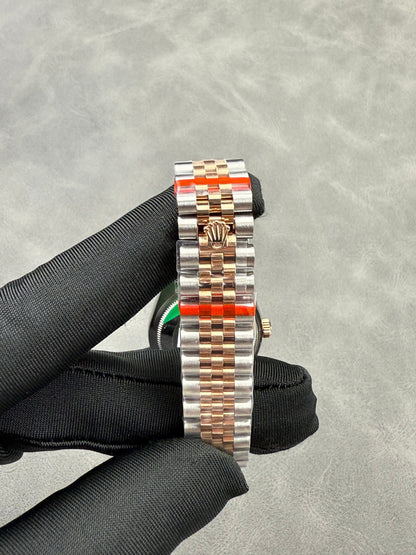 ROLEX Datejust 31mm Silver Pink Gold