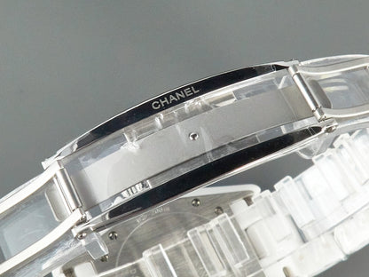 J12 Date 38mm Automatic White Ceramic Stainless Graffiti Limited