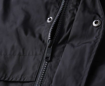 LV HOODED JACKET BLACK MONOGRAM 239039