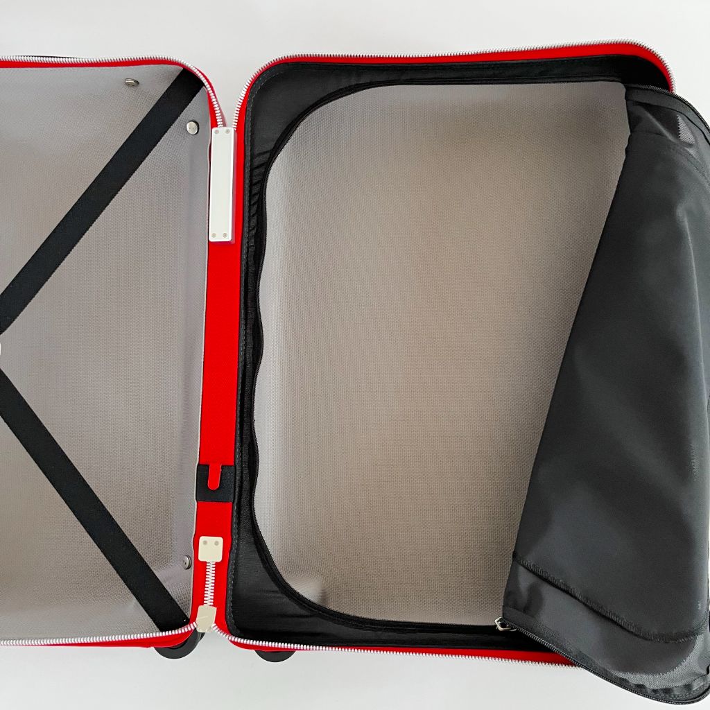 Louis Vuitton Horizon 55 Red Epi Leather Trolley Suitcase