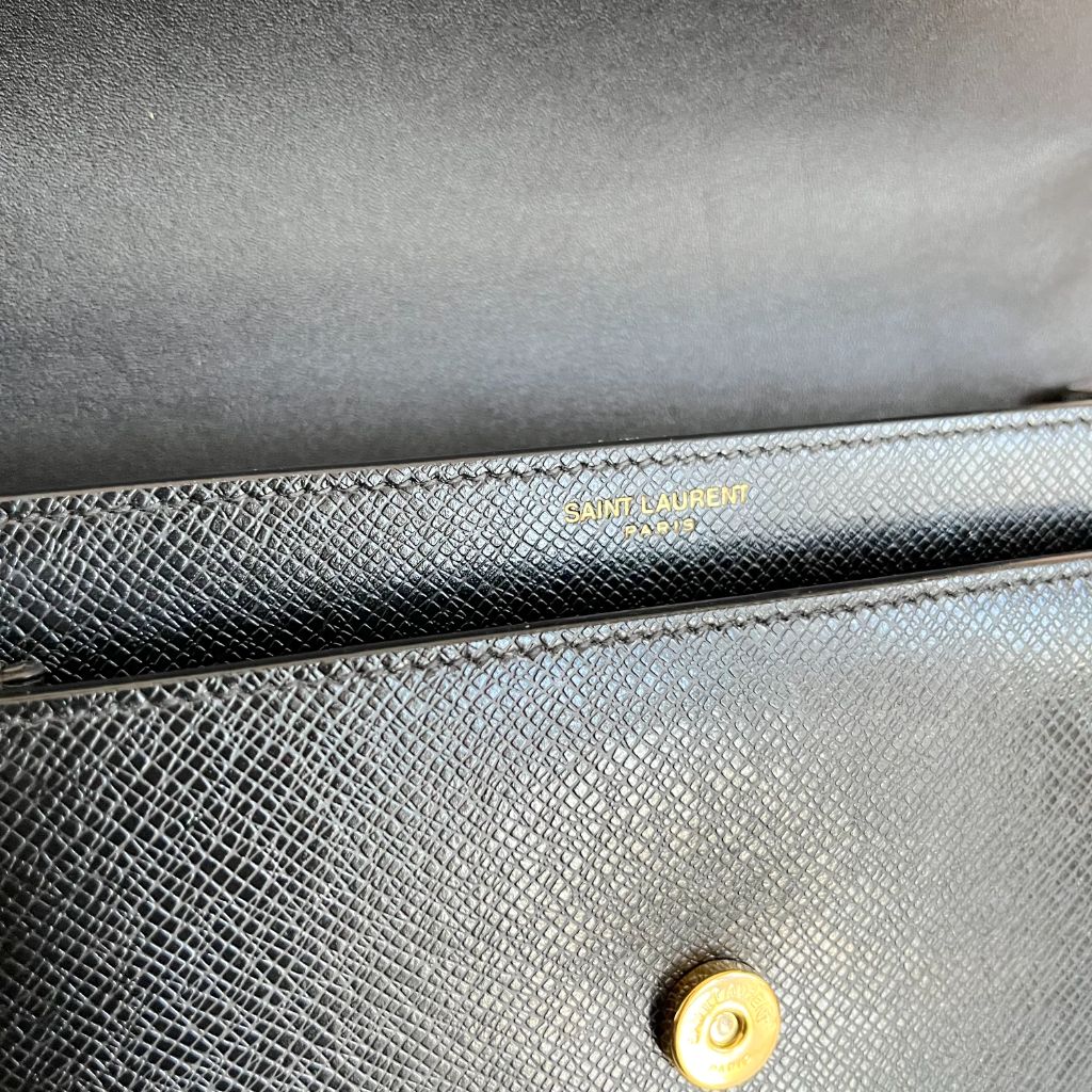 Saint Laurent Sunset Crossbody Leather Bag