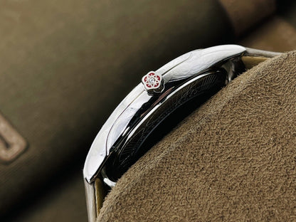 DE VILLE TRESOR QUARTZ 36MM GREY FOR LADY